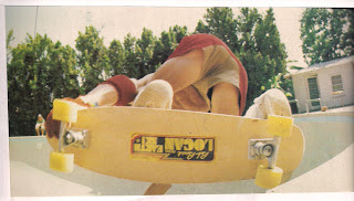 Grabbing the nose at the top of the coping on just one small edge of the wheel