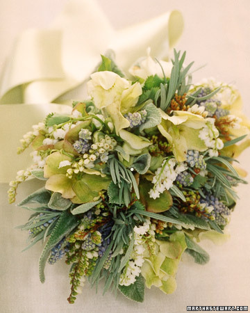 This herbal bouquet is stunning to see and likely just as pleasant to be around! (http://www.marthastewartweddings.com/) This herbal bouquet is stunning to see and likely just as pleasant to be around! (http://www.marthastewartweddings.com/)