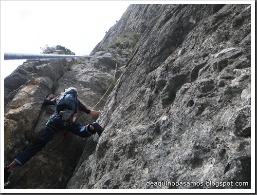 Via Gali-Molero 500m 6b Ae (V A1 Oblig) (Roca Regina, Terradets) (Isra) 9862 Via Gali-Molero 500m 6b Ae (V A1 Oblig) (Roca Regina, Terradets) (Isra) 9862