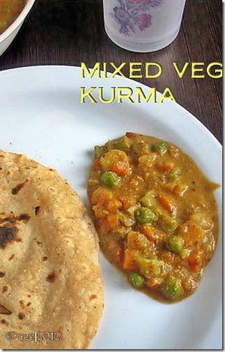 MIXED VEG KURMA PLATE