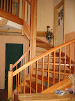 Treppe 1/2 gewendelt in Douglasie