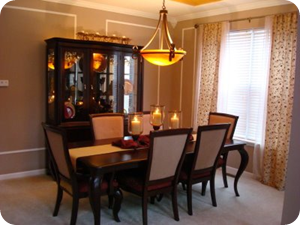 dining room table decor