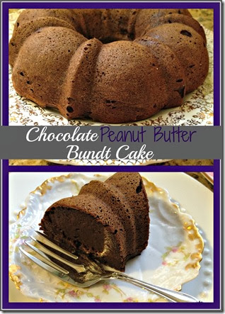 choc pb bundt cake