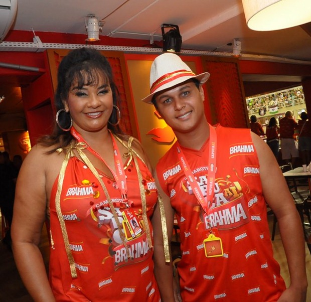 Solange Couto e esposo