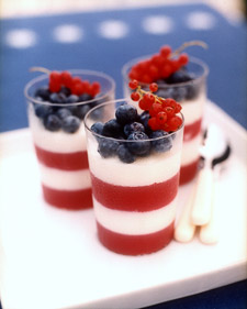 Red, White and Blue Parfaits