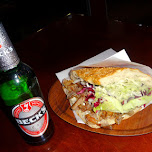 best Doner Kebab EVER! and a Becks beer in Berlin, Germany 