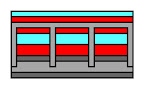 service station 1, 2002, digital c-print (single edition), 16 x 26 in.
