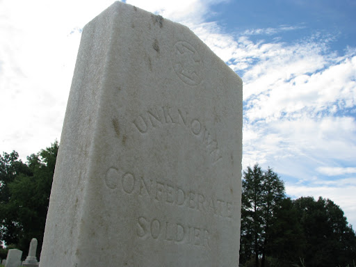 This is an unknown tombstone of a Confederate Soldier. (Photo by: Brittni Bynum)