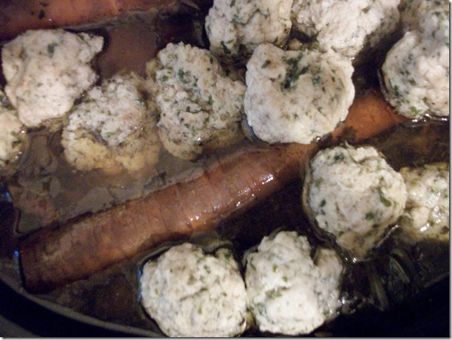 chicken soup  & matza balls