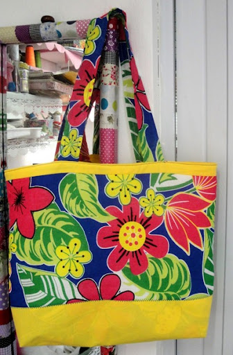 Sacola de chita | Arte com Tecidos