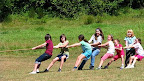 There were games and activities, too...like tug-o-war.