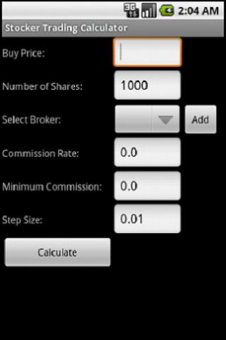 Stock Trading Calculator