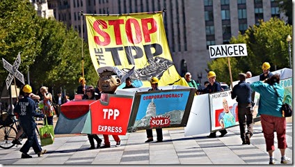 US-TRADE-PACIFIC-TPP-PROTEST