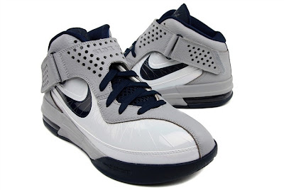 Detailed Look at Nike Soldier 5 in White/Navy/Grey nike air max soldier 5 gr white navy grey 3 08 Detailed Look at Nike Soldier 5 in White/Navy/Grey