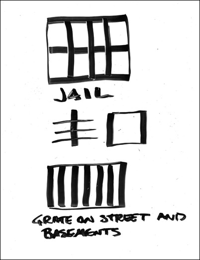 symbols for jail