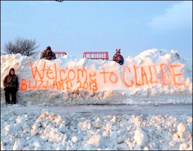 Claude Texas Blizzard 2013