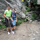 27.07.11 Klettern Sand in Taufers - arrampicata Campo Tures  Wellnesshotel Südtirol Benessere