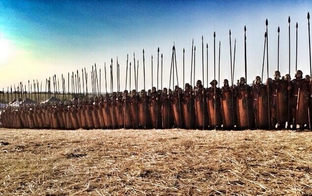 The Thracian Army Is Revealed in New Hercules Set Photo