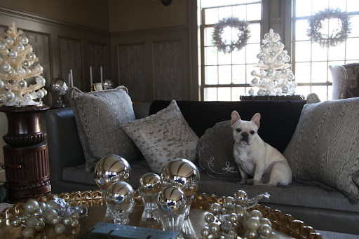Martha asked Laura Acuna to decorate the house for Christmas.  I think she did a great job!