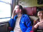 My train coupe companions: two Hungarians..