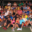 El líder Jimmy Jairala con todos los participantes en el encuentro de camaradería e integración