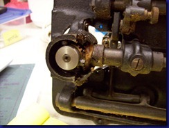 front gear cover removed front gear cover removed