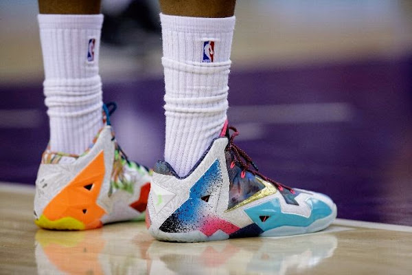 DeMarcus Cousins Drops Buckets in LeBron 11 Terracotta Warrior