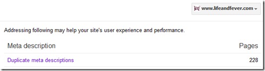 Duplicate meta descriptions Duplicate meta descriptions