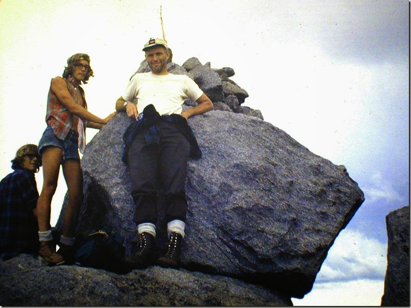 0828 Bruce Mal & myself on top of Whitetale Mountain, Beartooths, Montana