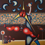 "CASANOVA" 30x30 (oil/acrylic on canvas) -no-