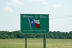 Så var vi plutselig i Texas igjen.