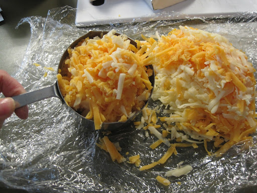 Grated cheese combo. Grated cheese combo.