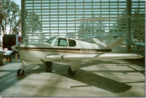 1947 Beechcraft Bonanza 35 at the Evergreen Aviation Museum in 2001