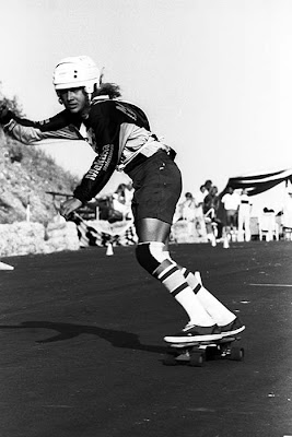 Running the cones at the La Costa Y.M.C.A. contest