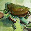 Kaikilla mausteilla, 127x131cm, akryyli ja kollaasi kankaalle. 2011.jpg