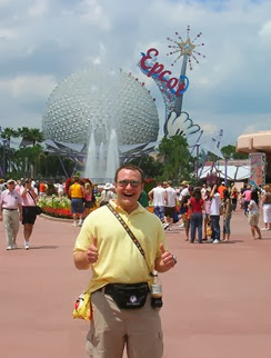 c0 A man with a fanny pack at Epcot Center; I don't know him, he just showed up on Google