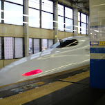 shinkansen in Fukuoka, Japan 