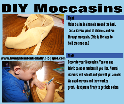 hands on homeschool history - how to make mocassins for kids hands on homeschool history - how to make mocassins for kids