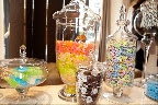 The J.Crew team set up a fun candy bar for the guests attending the store opening. The J.Crew team set up a fun candy bar for the guests attending the store opening.