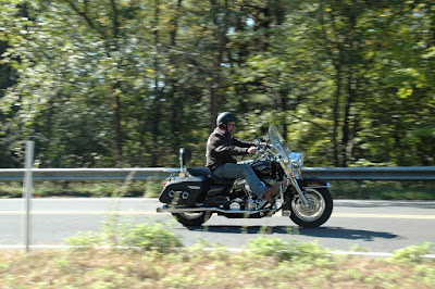 バイク流し撮り