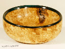 SOLD! - Eucalyptus Burl & resin, 9in. diam.