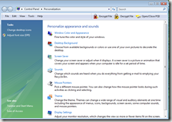 personalize settings screen personalize-settings