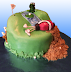 Sculpted Golfer's Cake