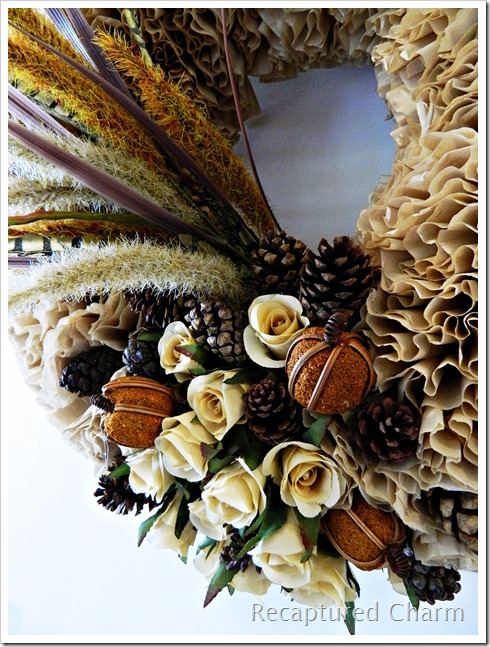 Fall Coffee Filter Wreath 017a