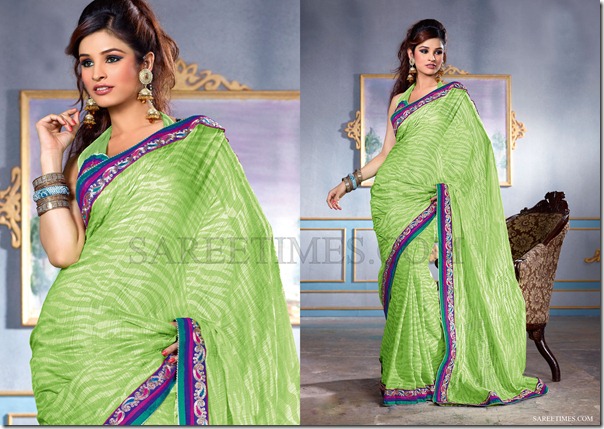 Green_Chiffon_Saree