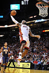 lebron james nba 120104 mia vs ind 03 King James Home and Away Nike LeBron 9 Shoes in Action