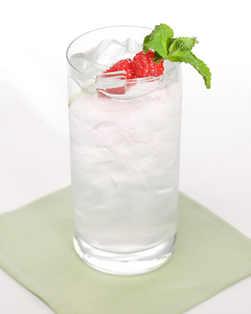 The recipe for a Winter Solstice cocktail on the Martha Stewart website is courtesy of Charles Corpion from The Four Seasons. This clear and tasty cocktail is perfect for serving guests at large parties