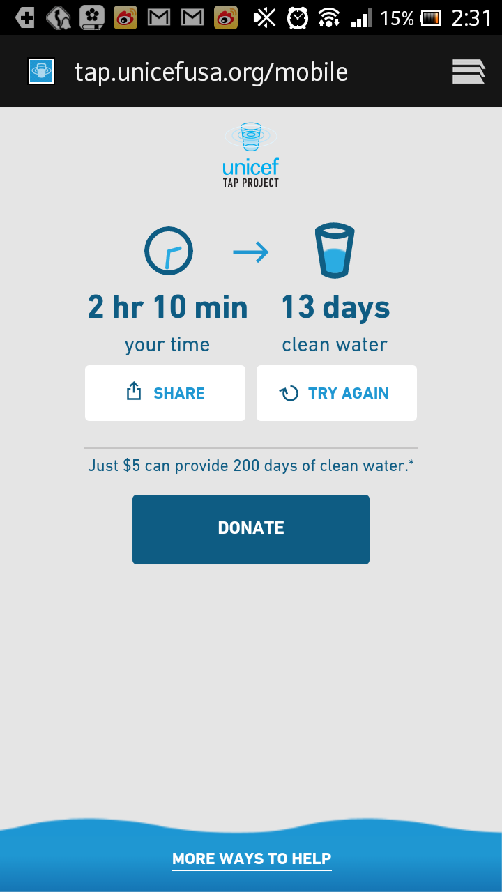 A Simple Moment Unicef Tap Project Challenge