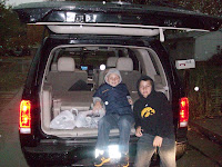 Cub Scout John Prochaska and friend Bailey Curtis Cub Scout John Prochaska and friend Bailey Curtis
