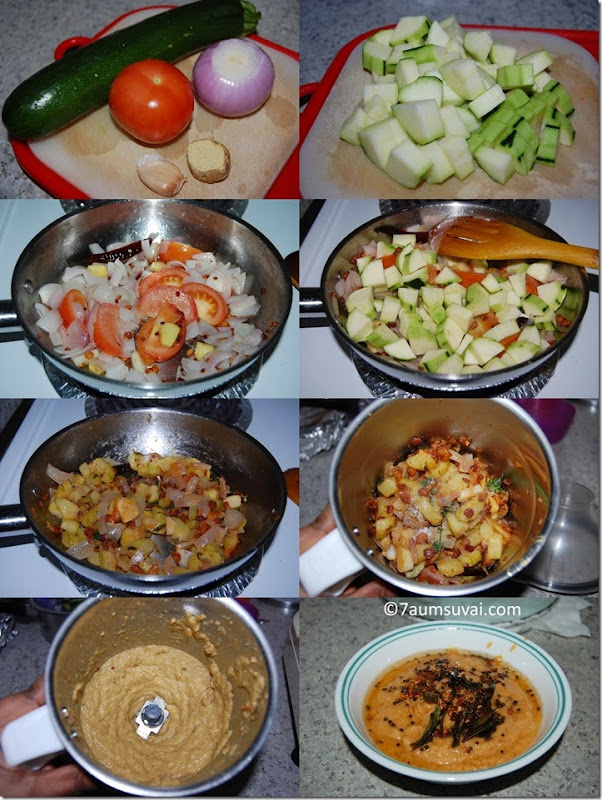 Zucchini chutney 7aum Suvai